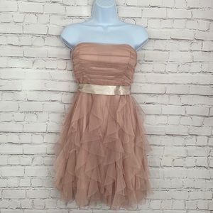 Teeze me blush glittery tulle  dress size 7